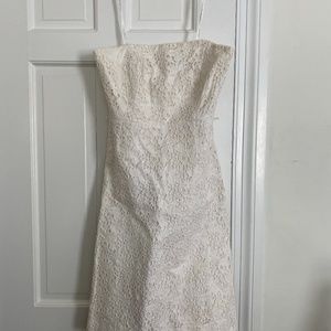 Lilly Pulitzer White Eyelet strapless dress